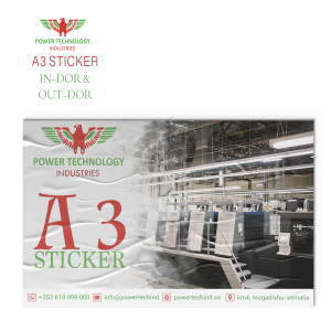A3 STICKER